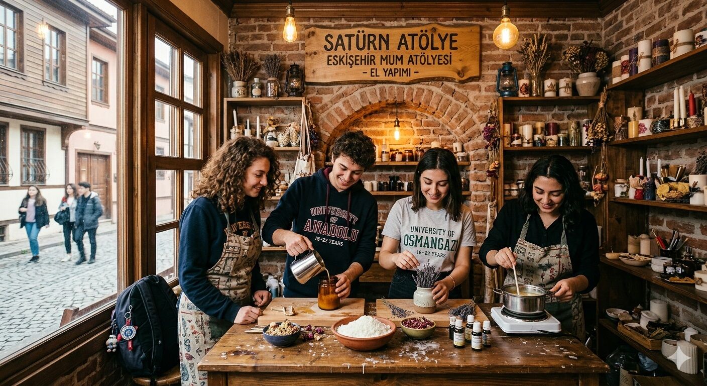 Satürn Atölye Eskişehir Mum Atölyesi Eskişehir Etkinlikk Rehberi
