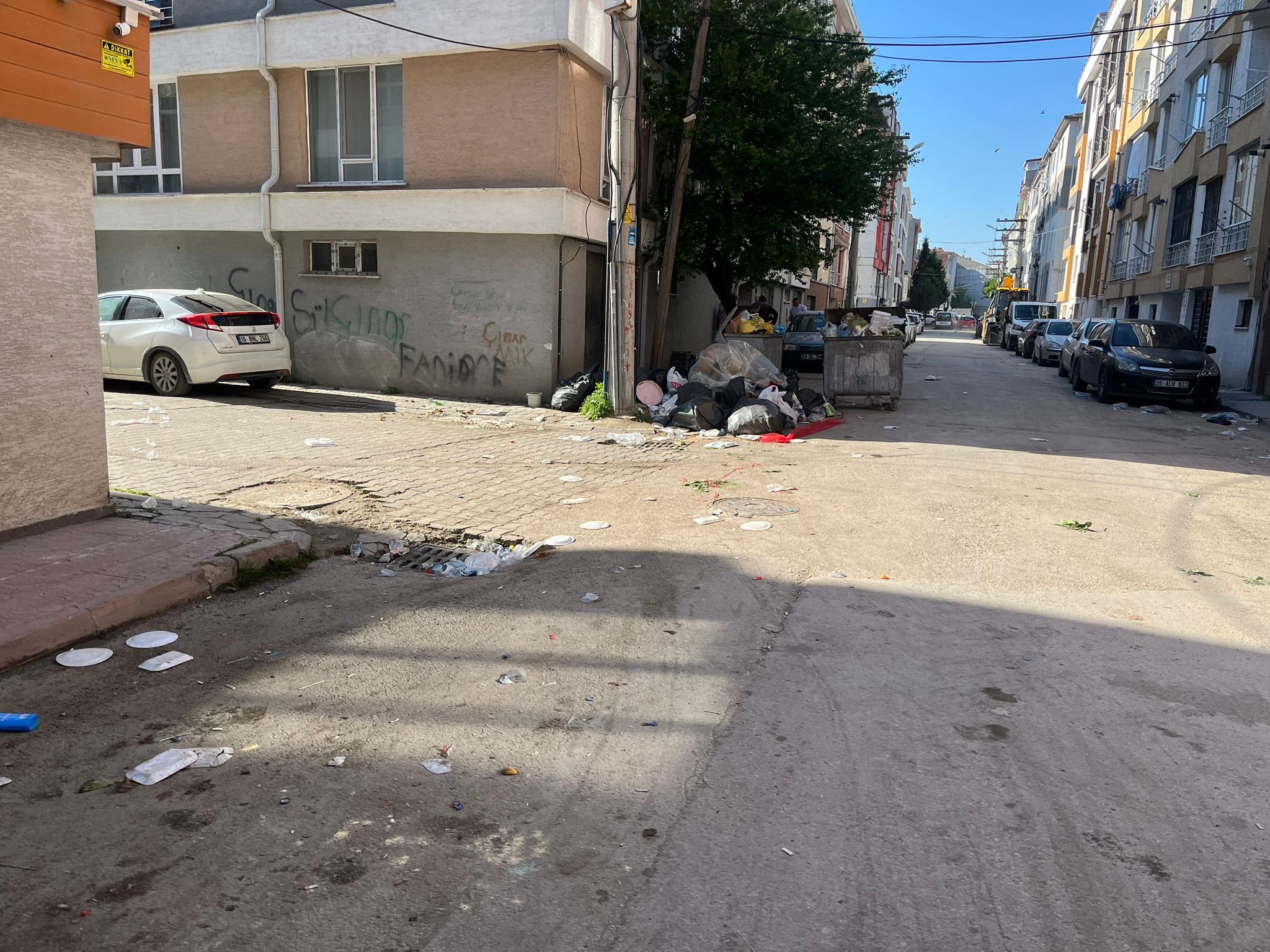 Tunalı'da Mahalle Düğünü Sonrası Çöp İsyanı (2)