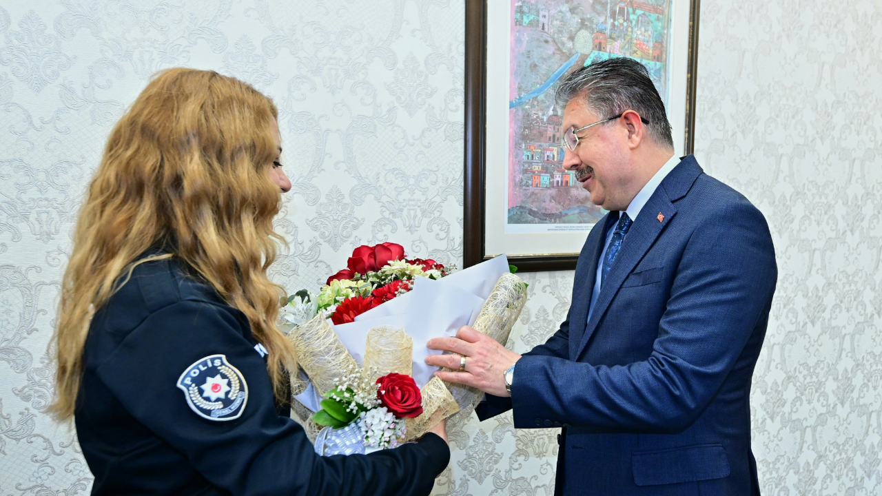 Vali Yılmaz Polisleri Makamında Ağırladı (2)