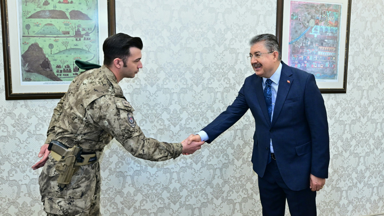 Vali Yılmaz Polisleri Makamında Ağırladı (3)