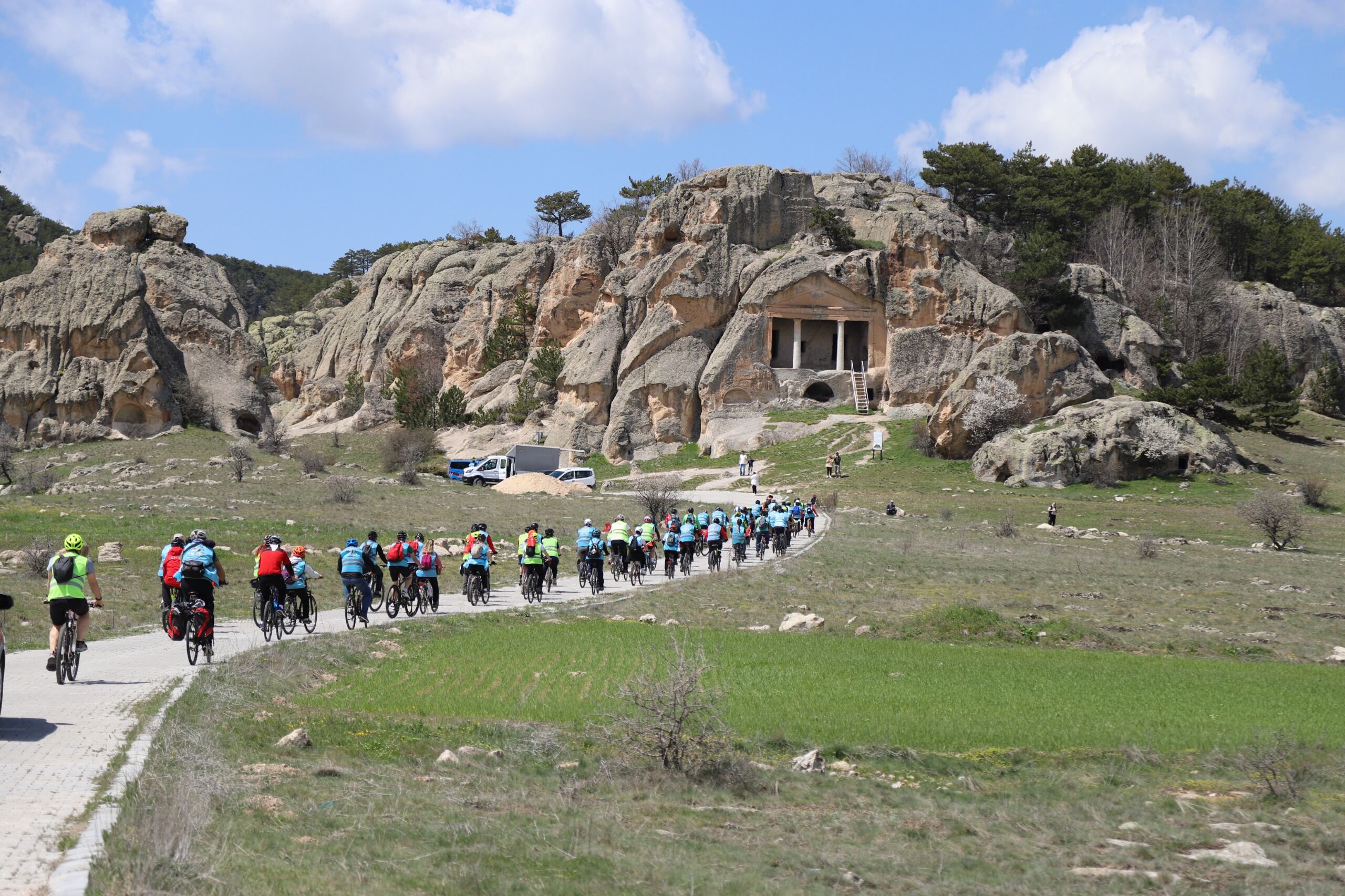 Yazılıkaya’da Bisikletseverler Pedal Çevirdi (5)