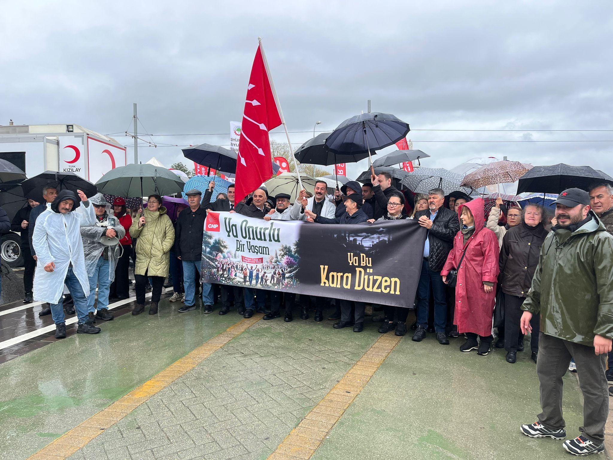 Eskişehir’de Yağmura Rağmen 1 Mayıs’ta Büyük Yürüyüş 4