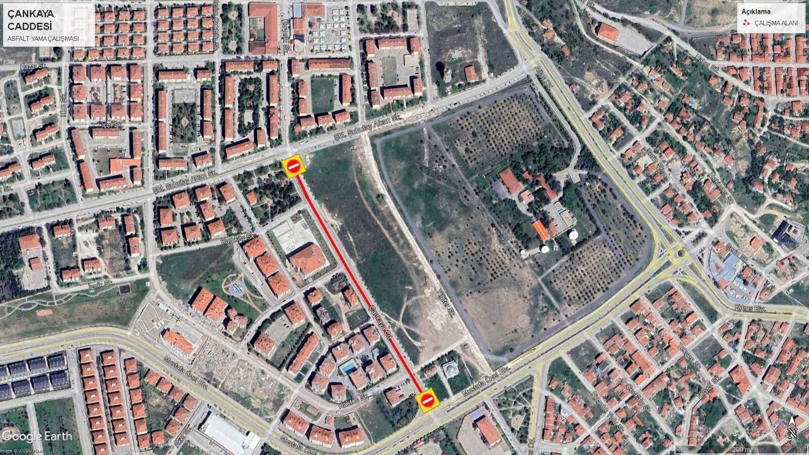 Eskişehir'in O Caddesi 2 Gün Trafiğe Kapatılacak