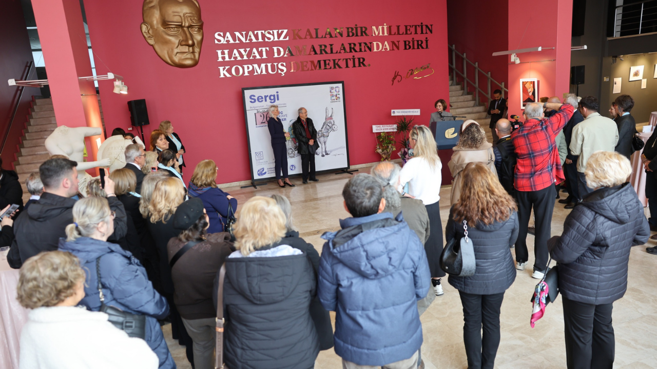 Göçün İzleri Eskişehir’de Karikatür Sergisiyle Anlatılıyor