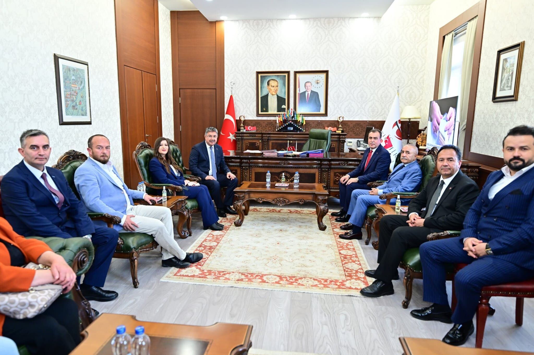 Mhp Eskişehir Heyeti Vali Yılmaz'ı Ziyaret Etti (4)