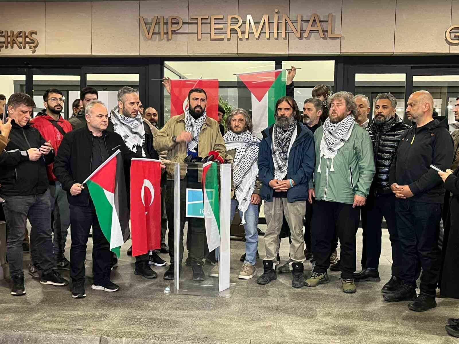 Sumud Filosu Aktivisti İstanbul’a Geldi Yaşadıklarını Anlattı (3)
