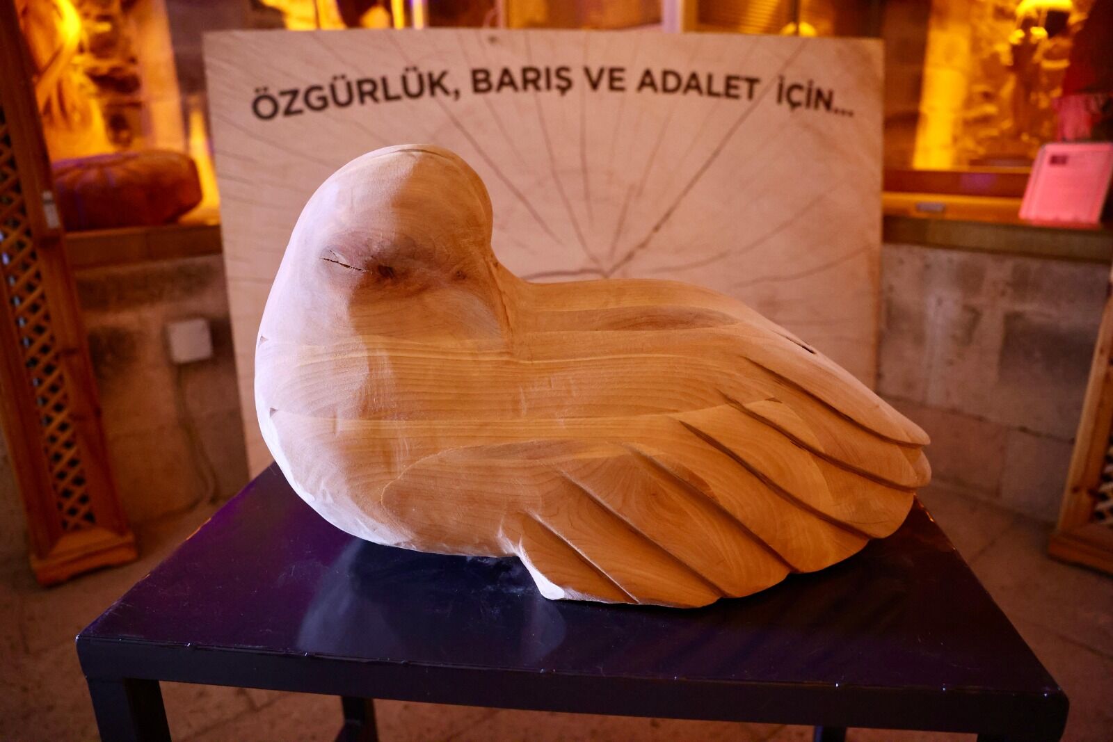 Ahşapta Hayat Bulan Eserler Müzedeki Yerini Aldı (17)