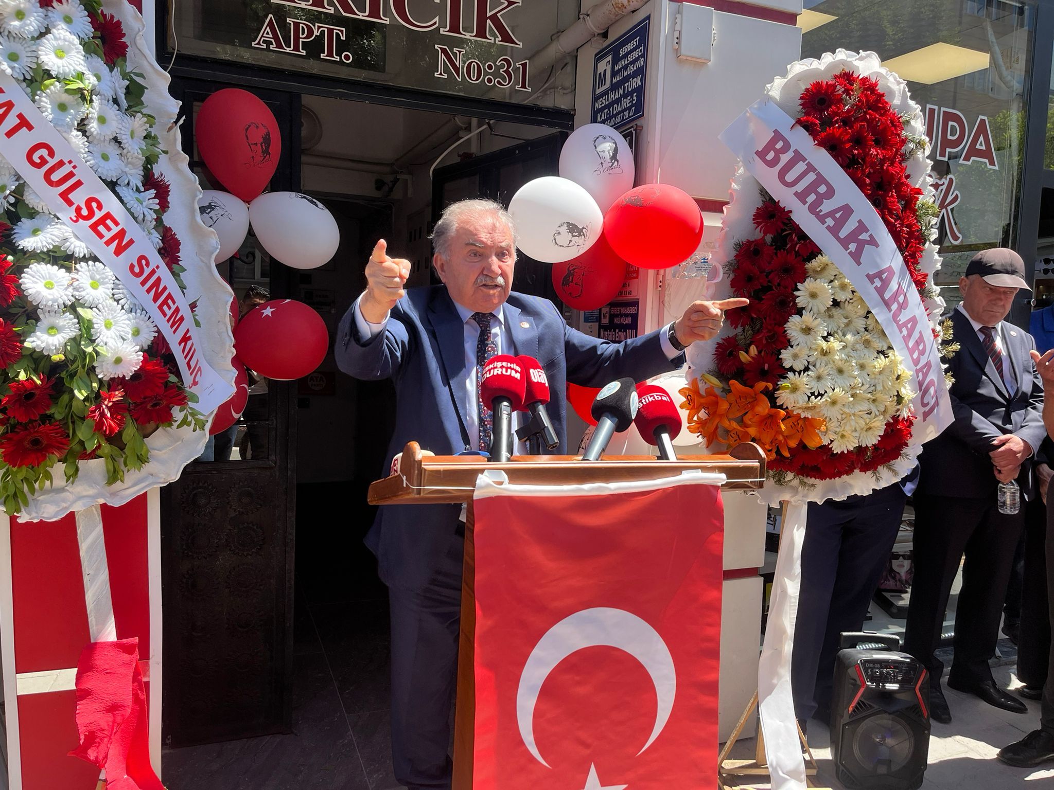 Ata Parti Eskişehir İl Binası Namık Kemal Zeybek’le Açıldı (4)