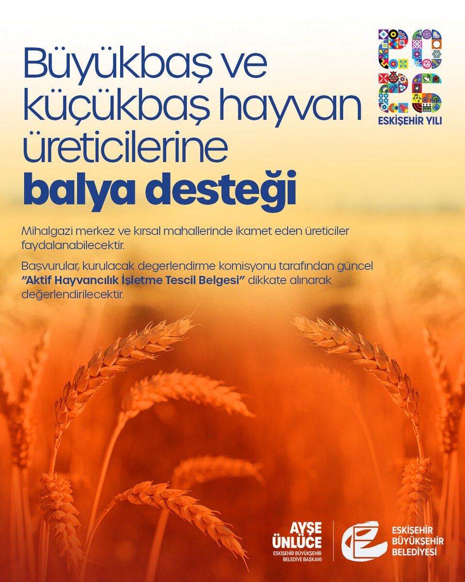 Büyükşehir'den Mihalgazi Üreticisine Balya Desteği (1)-1