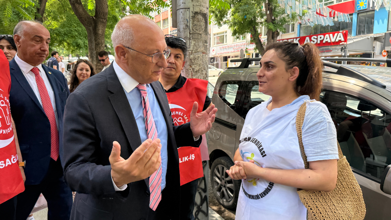 Çakırözer Açlık Grevindeki Öğretmenlere Destek Verdi (2)