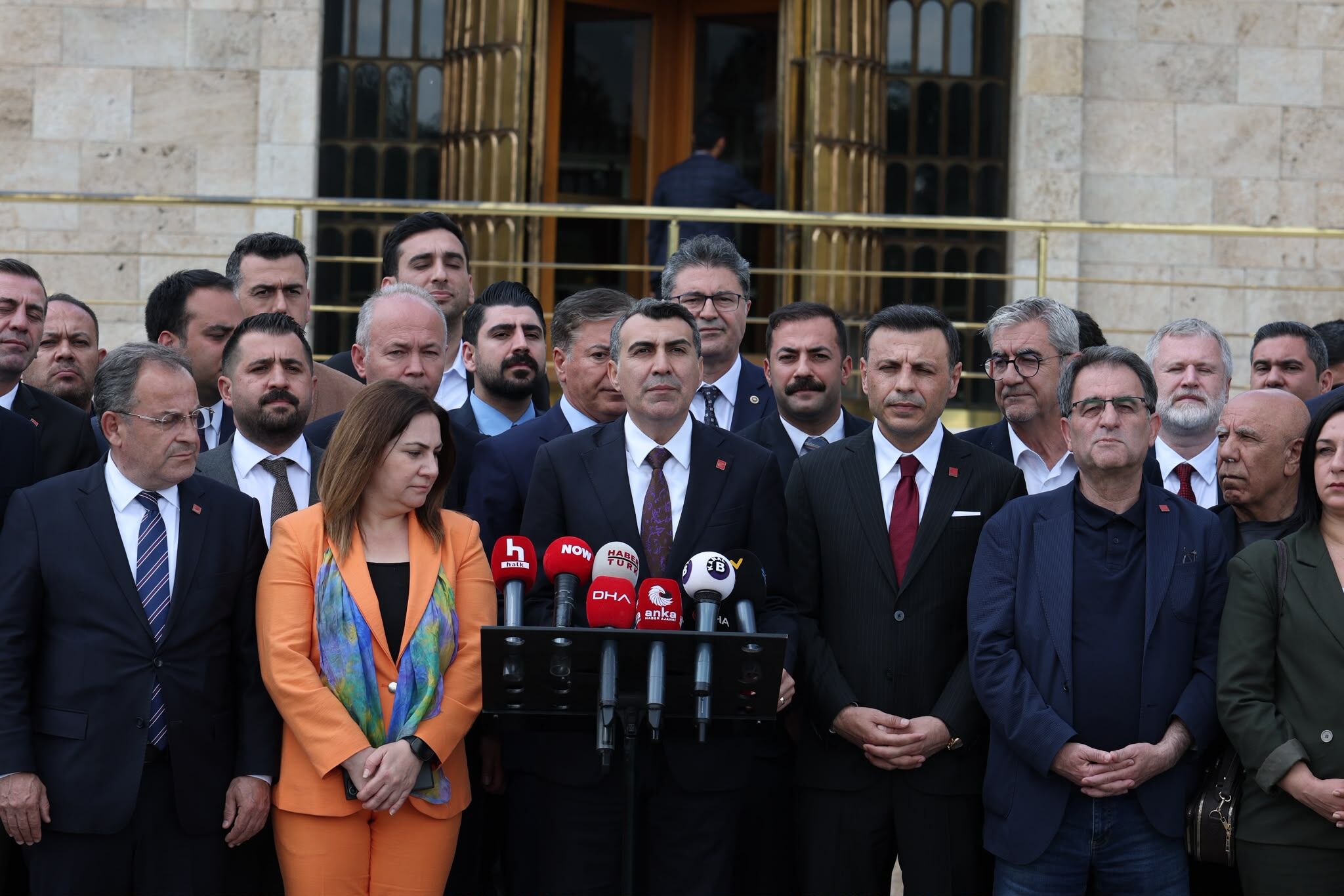 Chp İl Başkanlarından Tbmm’de Ortak Açıklama Talat Yalaz Da Katıldı (2)