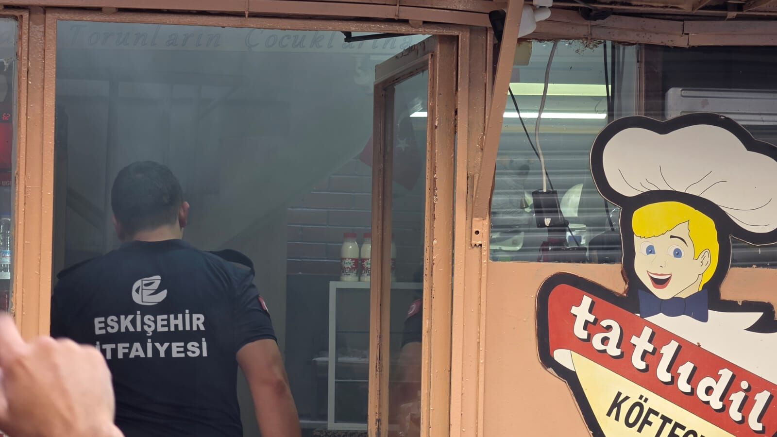 Eskişehir Köprübaşı Caddesinde Yangın