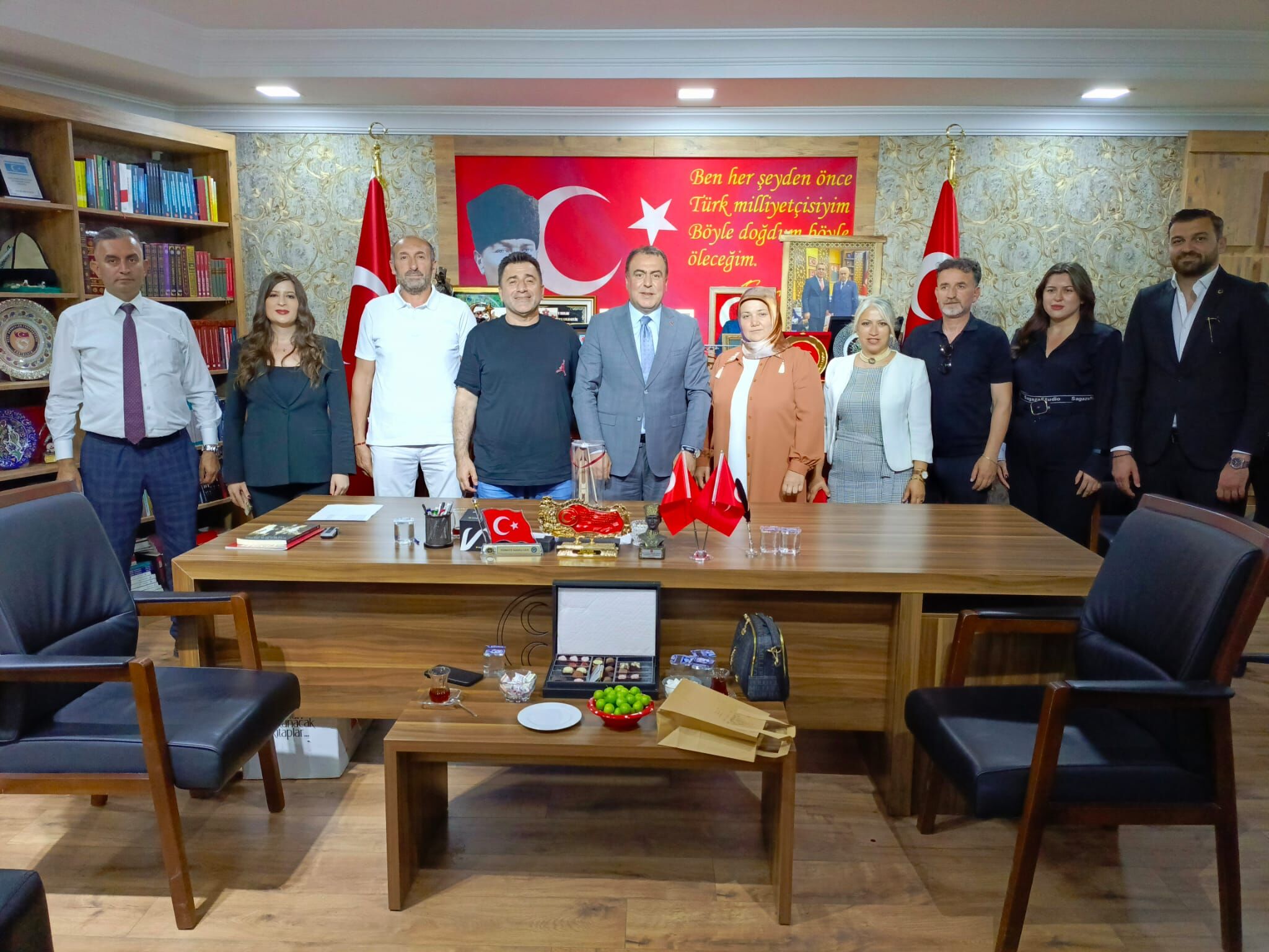 Karadenizliler Derneği’nden Mhp İl Başkanlığına Ziyaret (1)