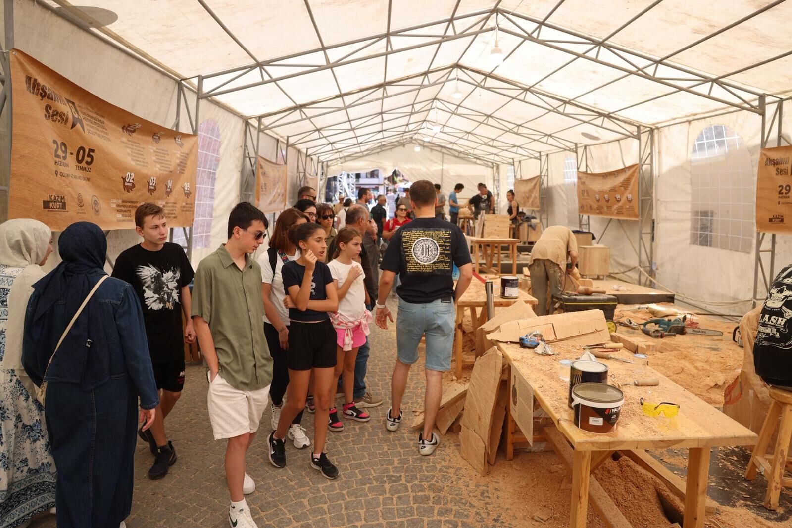 Odunpazarı'nda Ahşap Heykel Festivali Başlıyor (2)