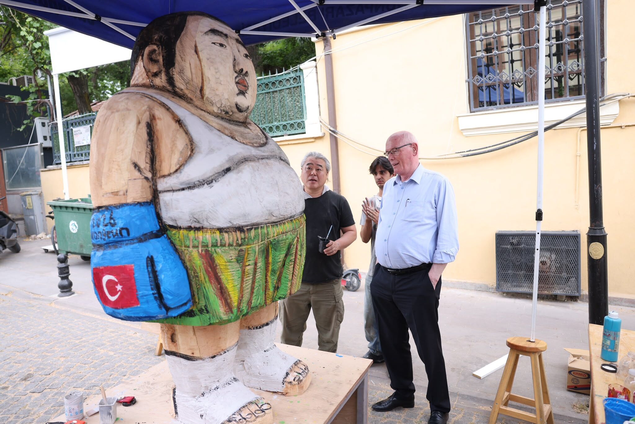 Odunpazarı'nda Ahşap Heykel Festivali Tamamlandı (3)