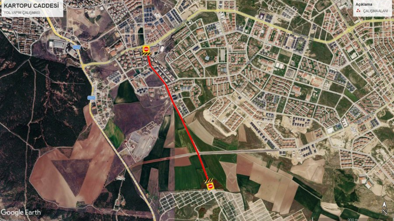 Büyükşehir'den Sürücülere Kartopu Caddesi Uyarısı (1)