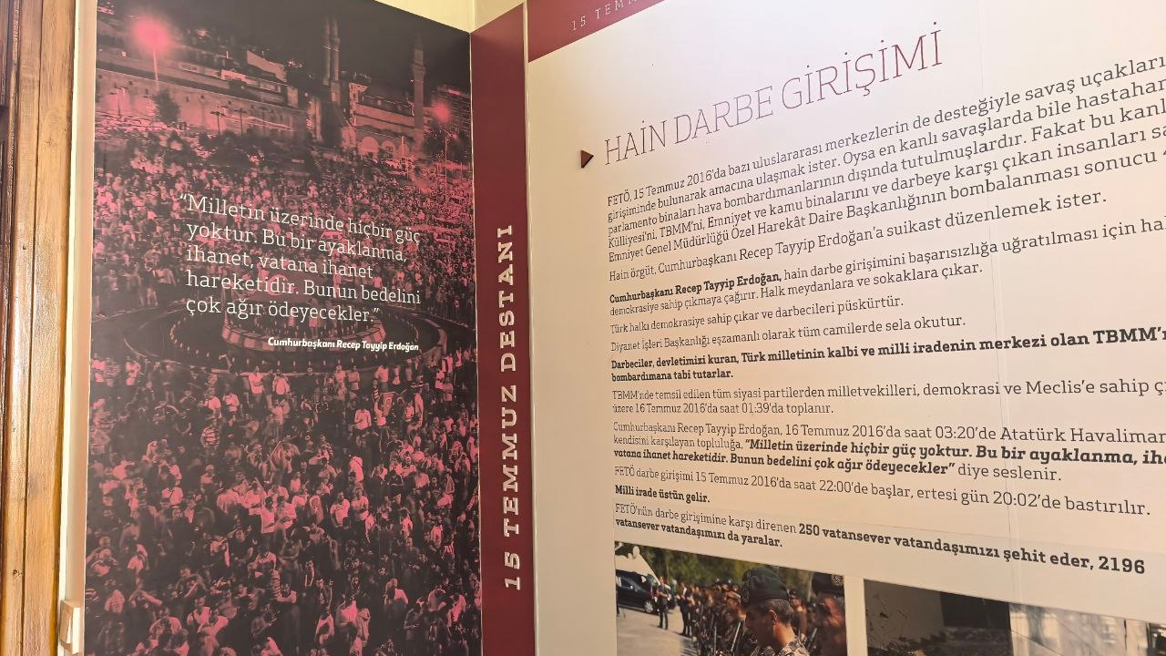 Cumhuriyet Tarihi Müzesi'nde 15 Temmuz Bölümü Açıldı (2)