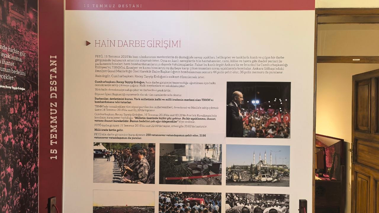 Cumhuriyet Tarihi Müzesi'nde 15 Temmuz Bölümü Açıldı (3)