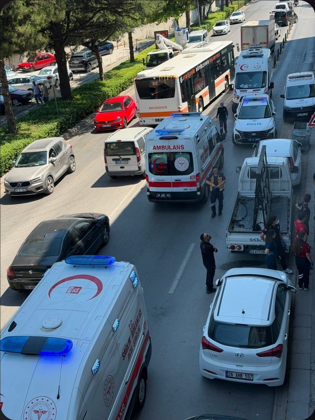 Eskişehir'de Kaynak Sırasında Çıkan Yangın Depoyu Sardı (1)
