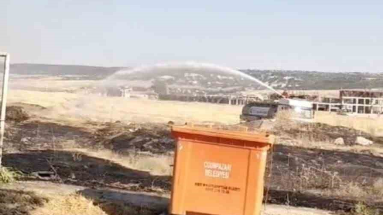 Eskişehir'de Otluk Alan Yangını Korkuttu (1)