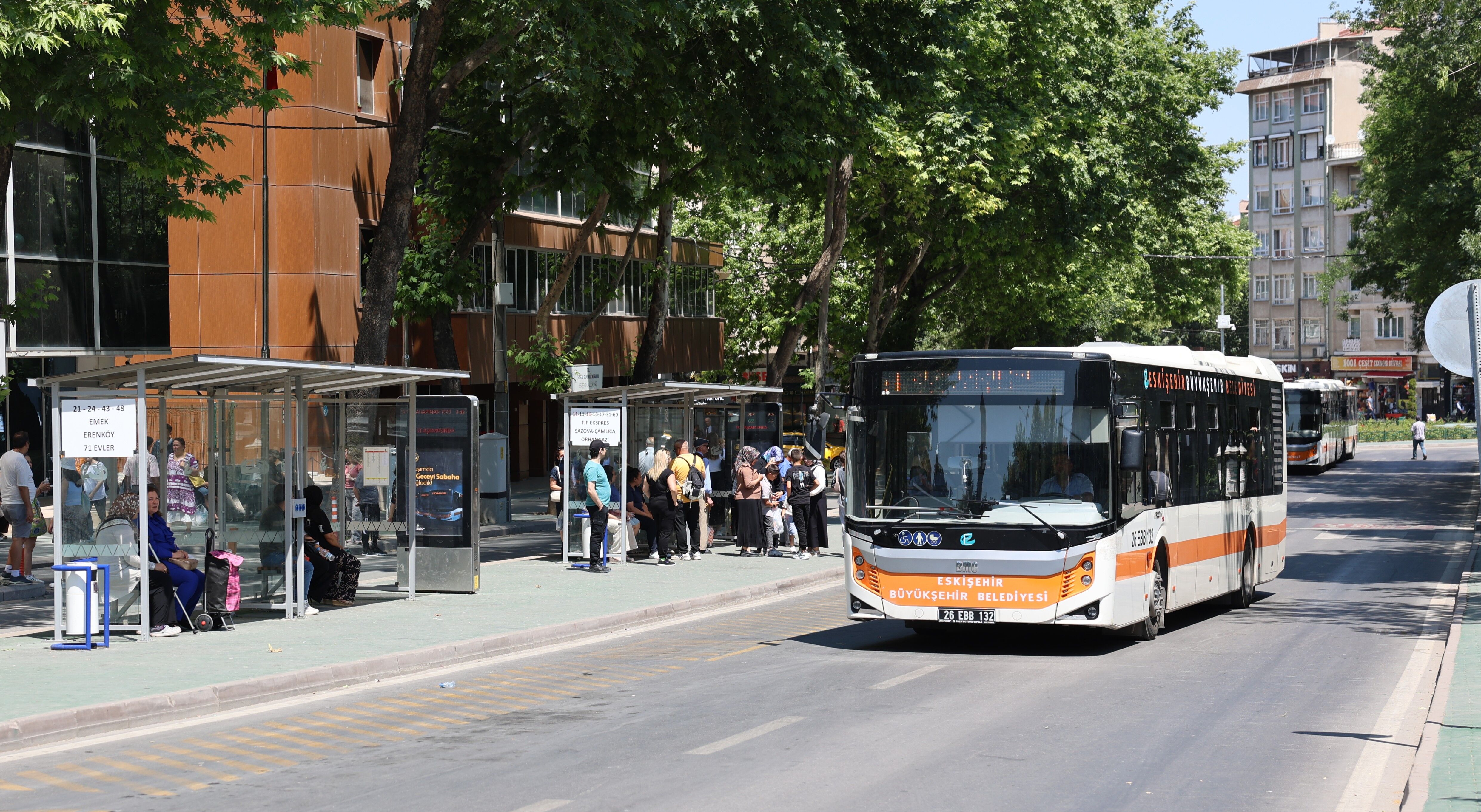 Eskişehir'de Toplu Ulaşımda Yaz Tarifesi Başladı (2)