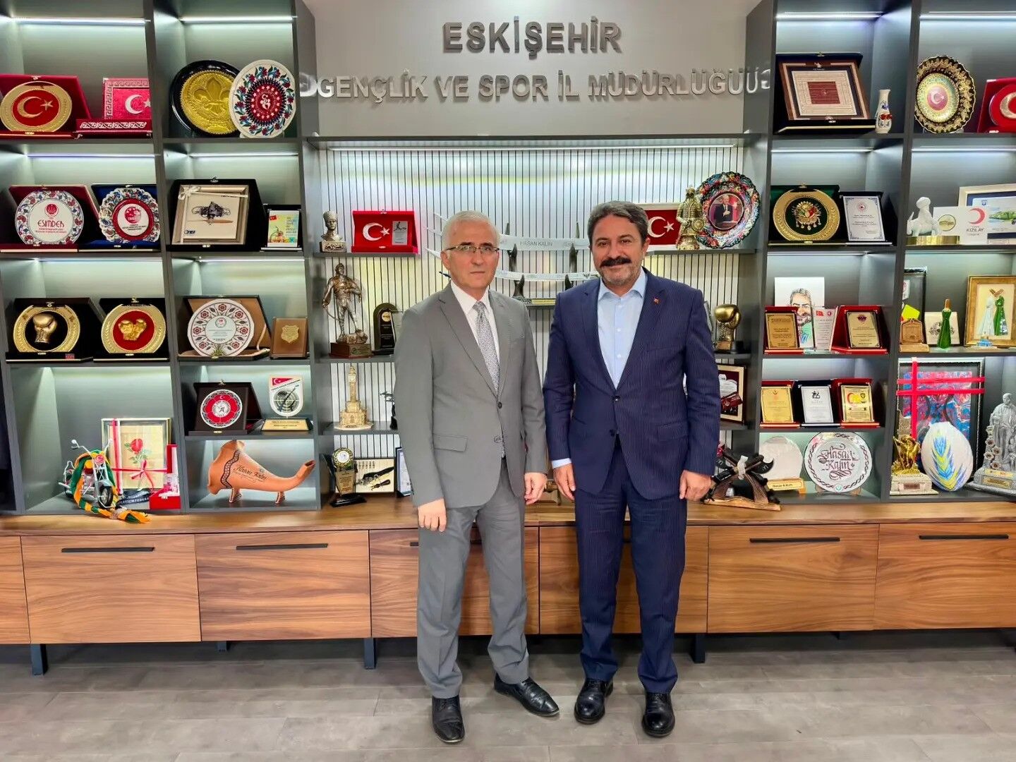 Esogü Rektörü Çolak'tan İl Müdürü Hasan Kalın'a Ziyaret