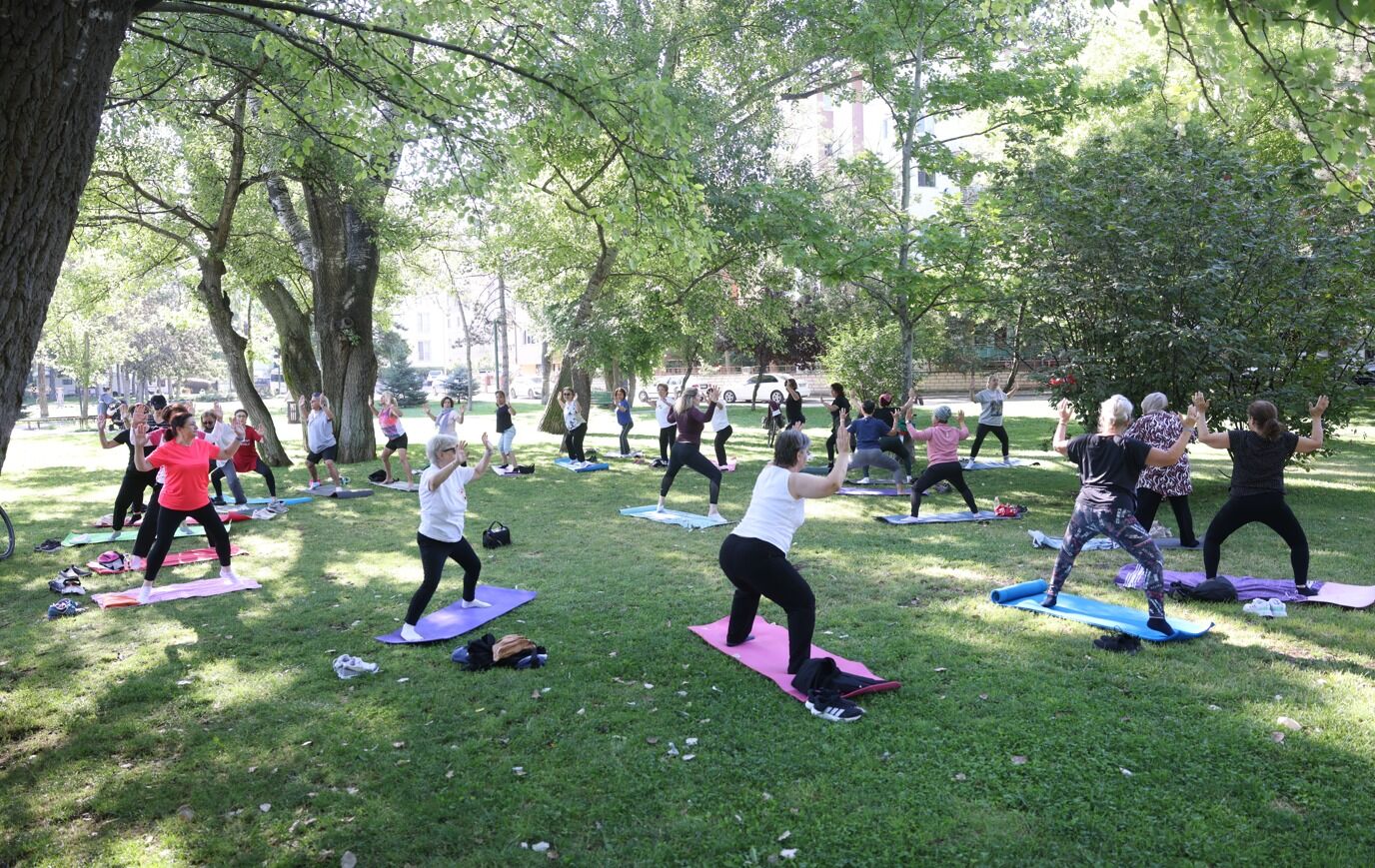 Odunpazarı'nda Kadınlar Güne Sporla Başlıyor (7)