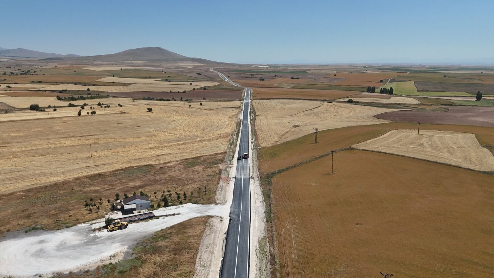 Sivrihisar Çeltik Yolu'nda Yatay Ve Düşey İşaretleme Başladı (1)