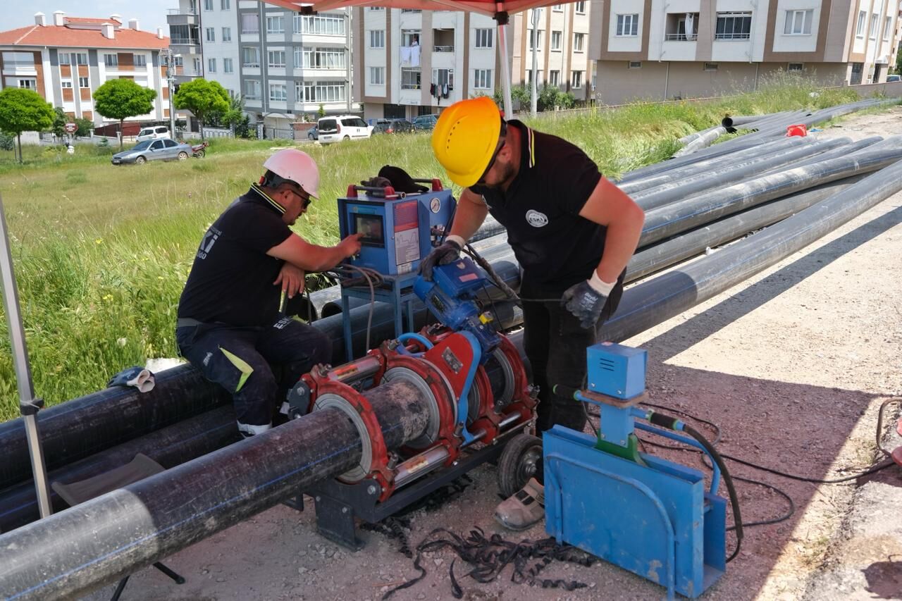 71 Evler Mahallesi'nde Yeni Su Hattı Tamamlandı (2)
